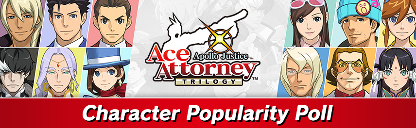 The Apollo Justice: Ace Attorney Trilogy character popularity poll