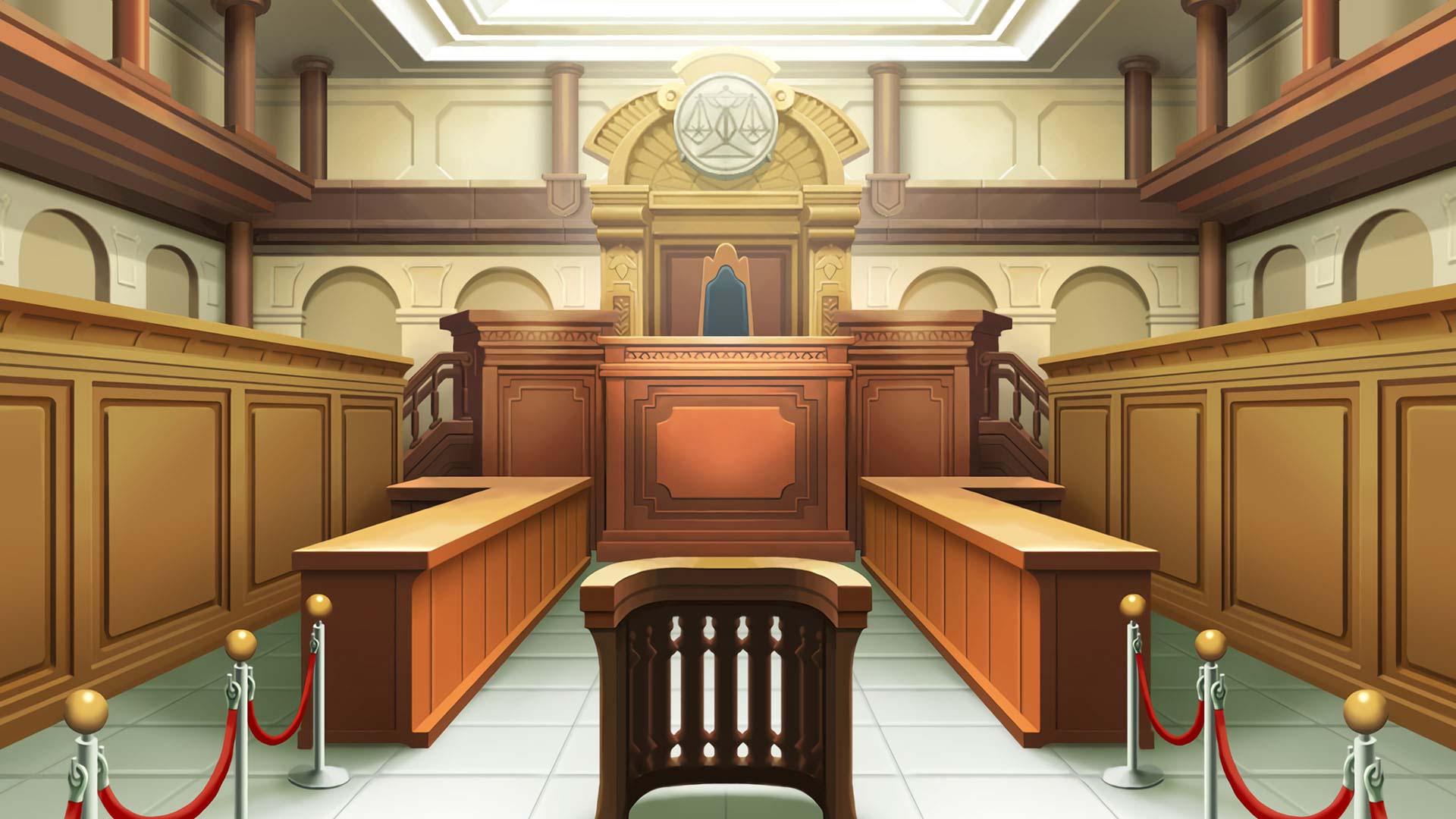 Ace Attorney Online - Non-court moments be like.. 