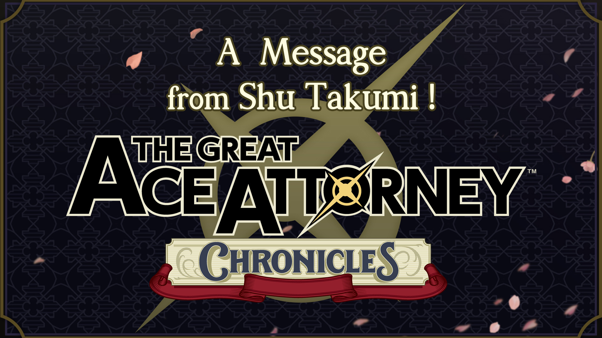 'A Message from Shu Takumi!