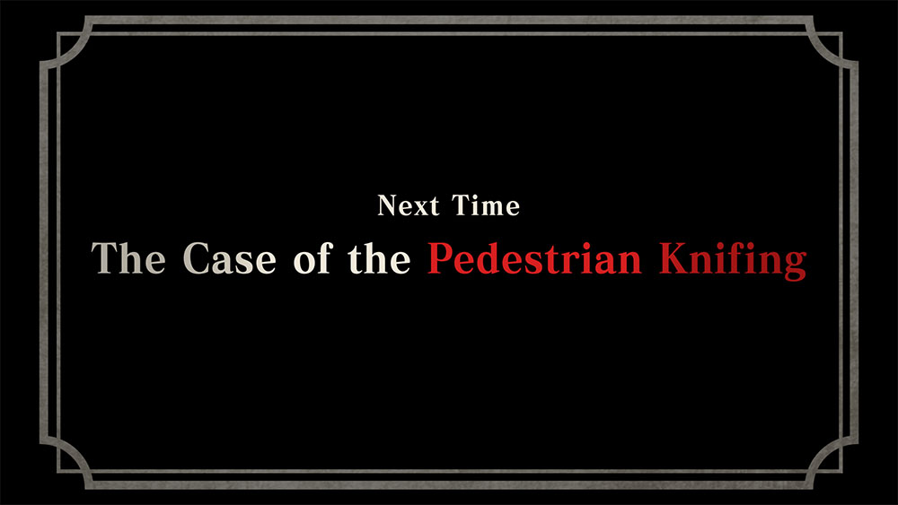 The Case of the Pedestrian Knifing
