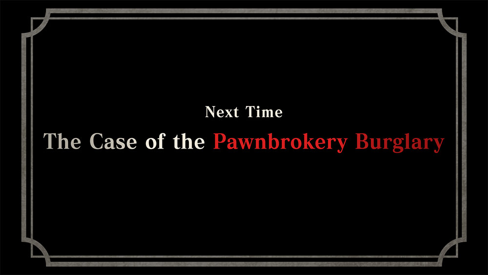 The Case of the Pawnbrokery Burglary